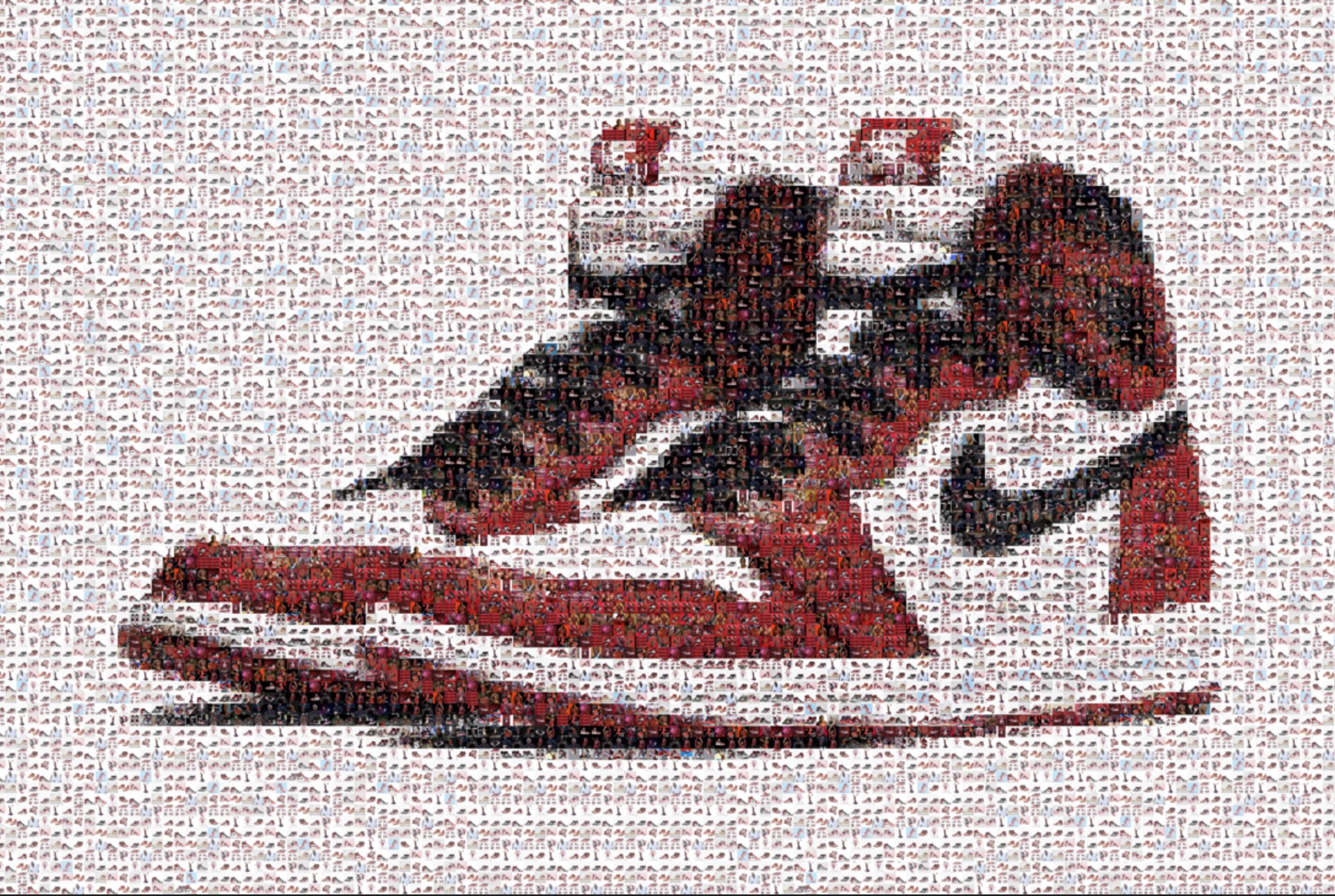 « Air Jordan » 40x50 Nike Michael Jordan, Baskets, Photography Fine Art Signé