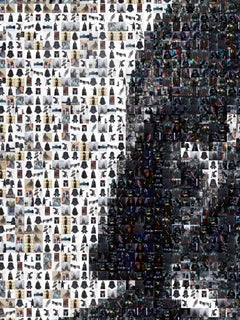 "DARTH VADER" Star Wars ICONS Exhibition Print  PHOTOMOSAIC PHOTOGRAPHY Pop Art