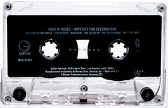 Used Guns N' Roses Appetite for Destruction 30x50 Photography Cassette Tape Unsigned