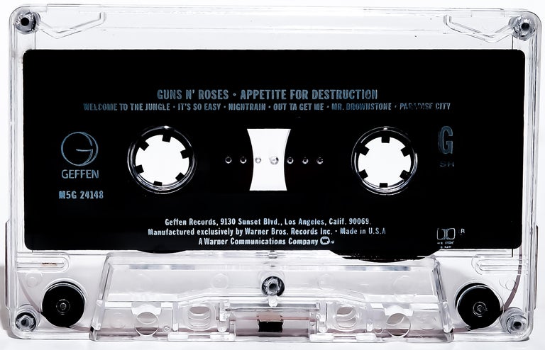 Destro Still-Life Print - Guns N' Roses Appetite for Destruction 40x60 Pop Art Photography Cassette Tape  