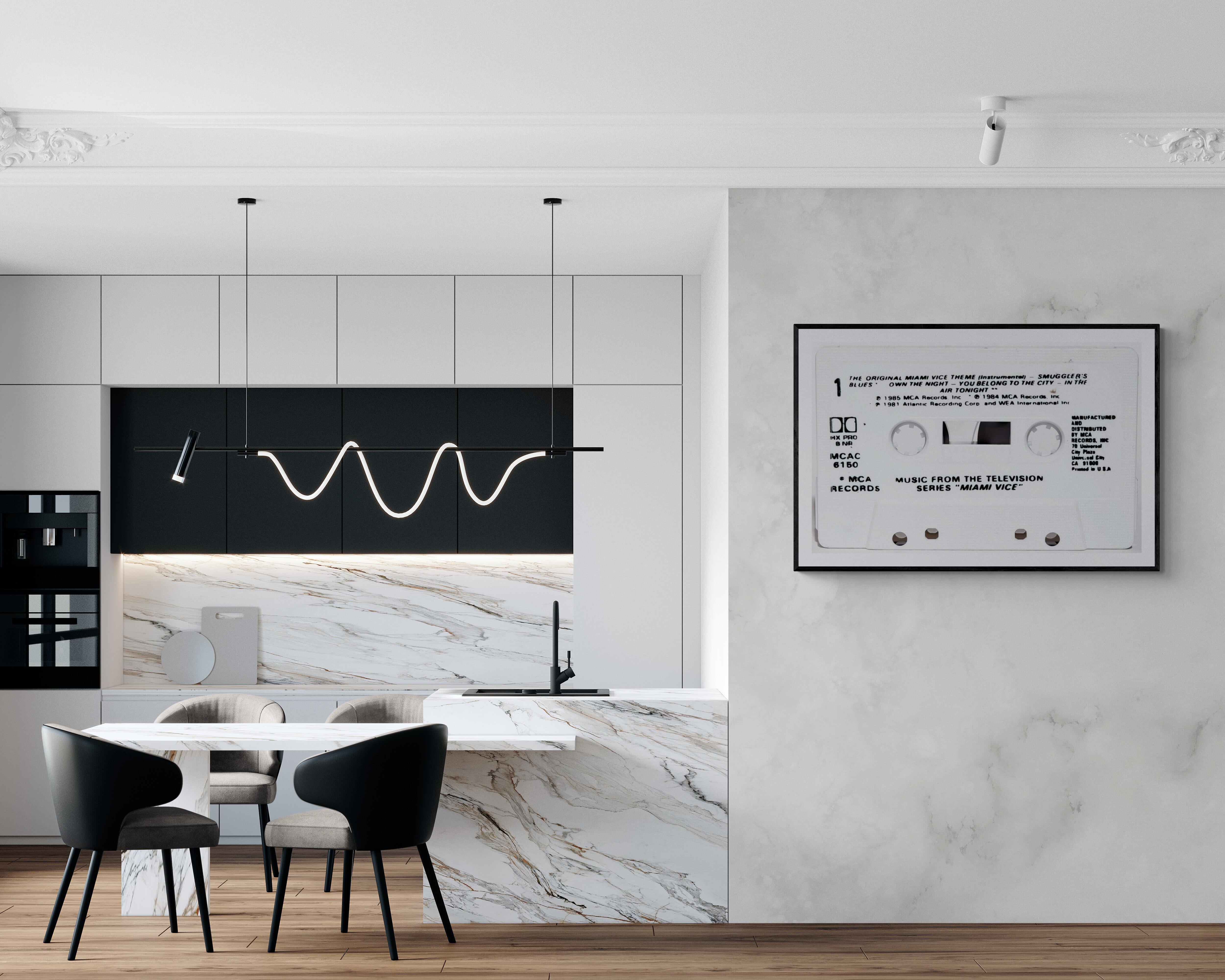 Photo non signée de la collection Miami Vice Soundtrack Cassette 30x50 Pop Fine Art 2