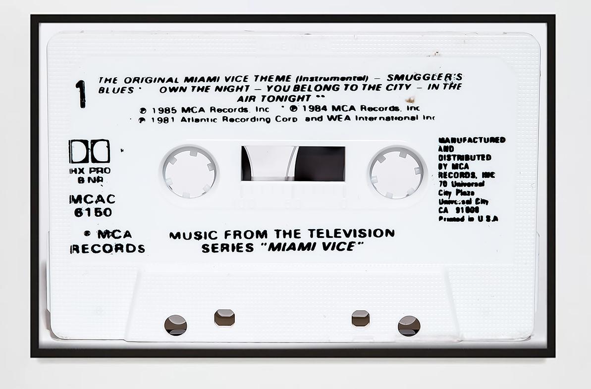 Miami Vice Soundtrack Cassette Photograph 24x36 Pop Art by Destro Photography