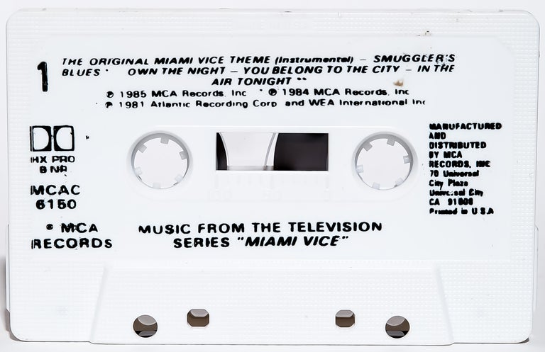 Miami Vice Soundtrack Cassette Photograph 40x60 Pop Art Photography Unsigned - Print by Destro