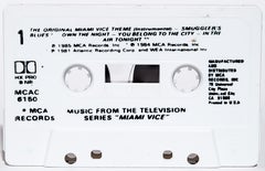 Photographie pop art Miami Vice Soundtrack Cassette 40x60, non signée