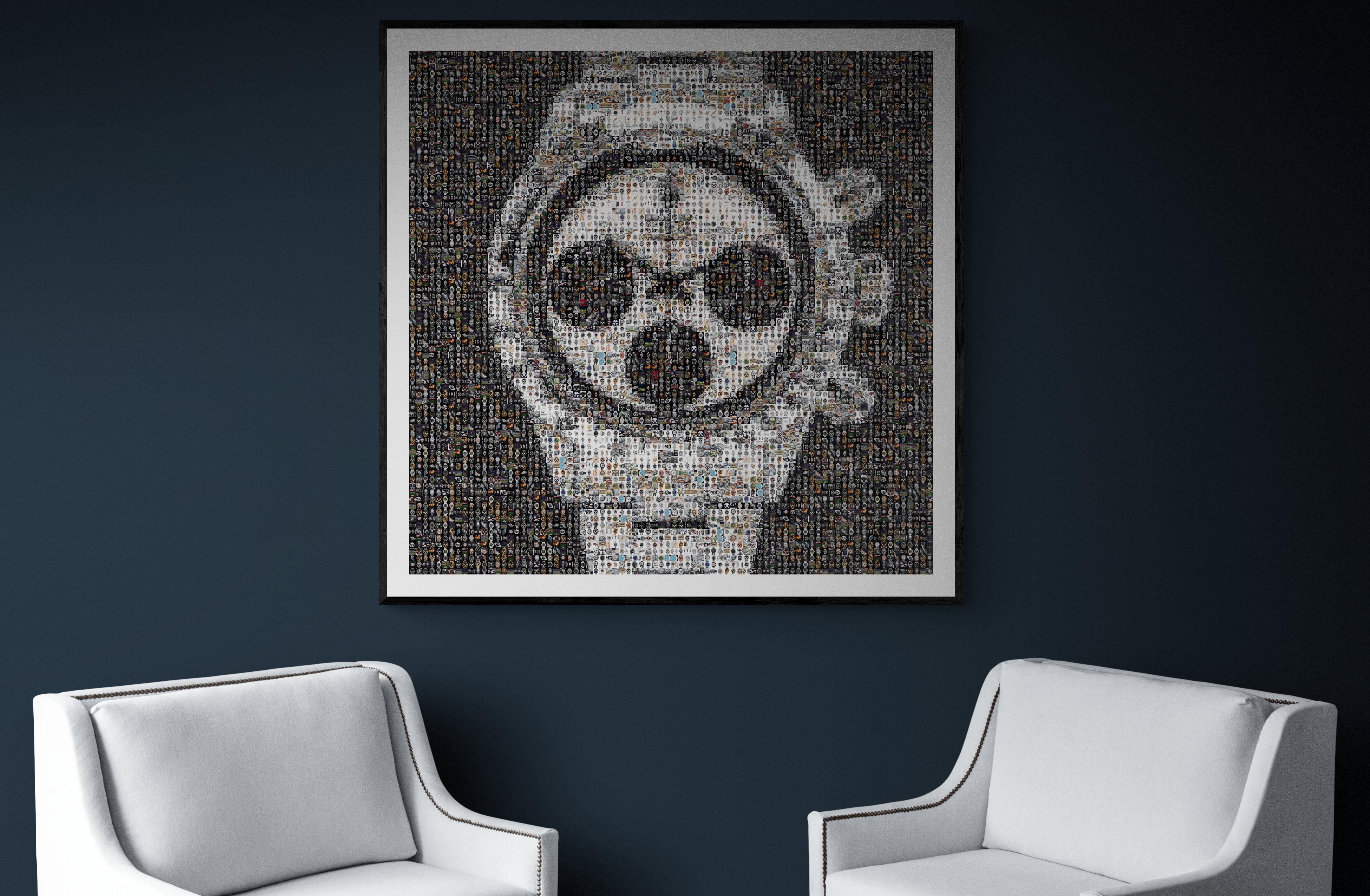 Rolex Daytona 30x30 6263 Paul Newman Photomosaic Photography Fine Art   For Sale 1