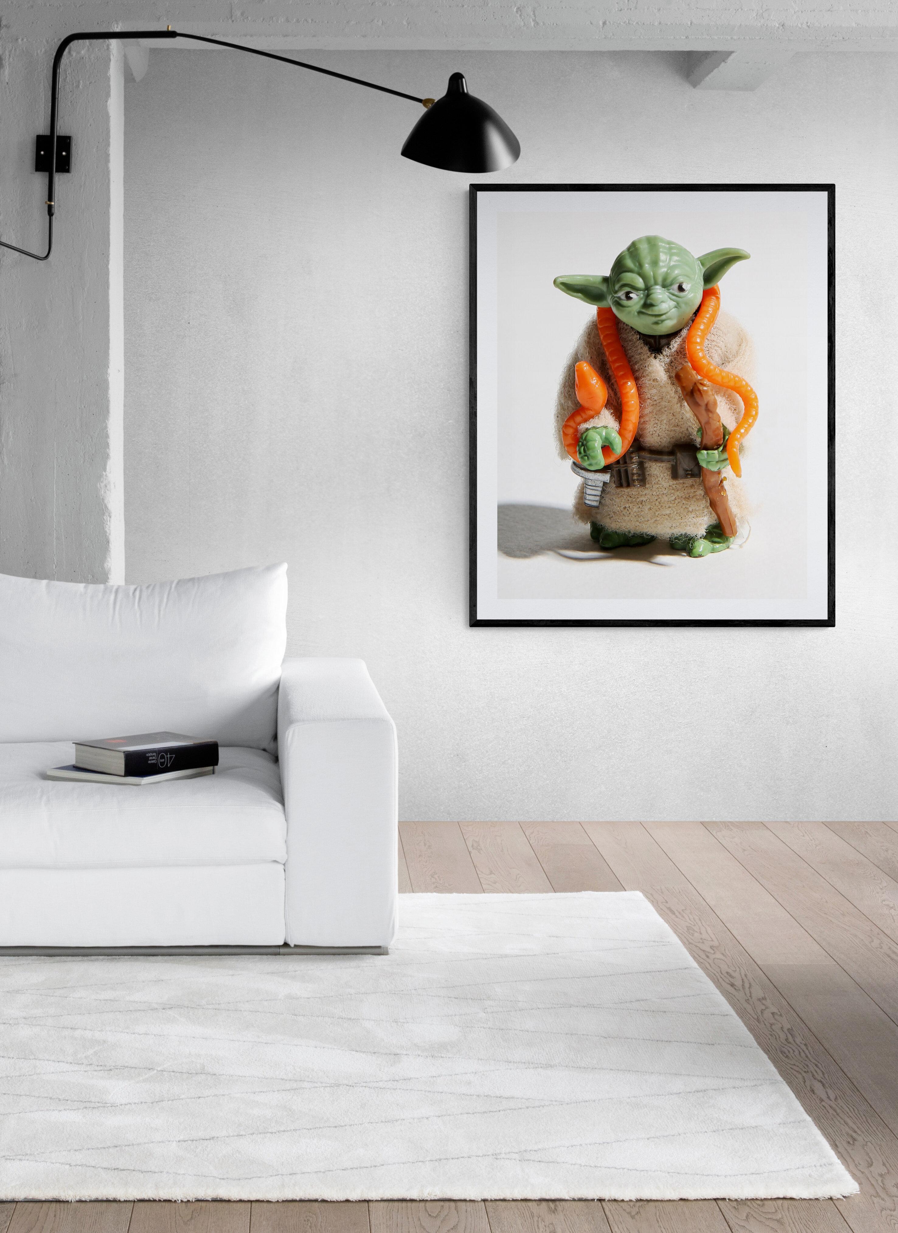 Yoda 60x45 Star Wars, Empire Strikes Back, 80er-Jahre-Spielzeug, Fotografie Pop Art Jedi 1