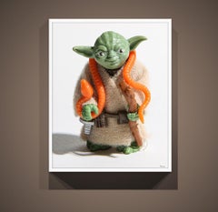 Yoda 90x110 Star Wars, 80's toys, Photography Framed Art Pop Art Kenner Toys
