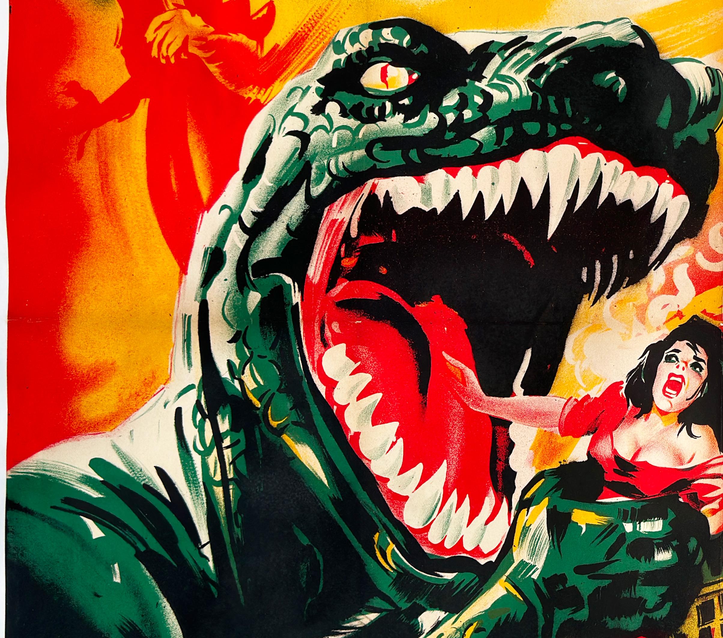 20th Century Destroy All Monsters 1970 Original French Film Poster, Constantin Belinsky