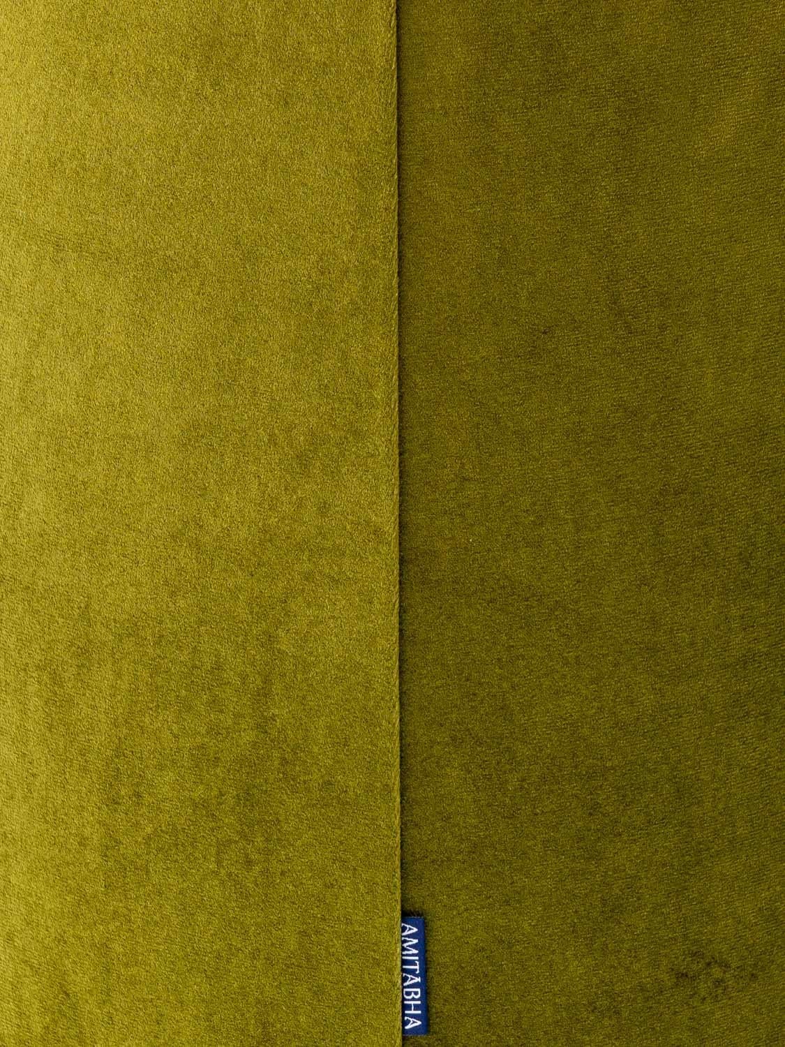 Desvres Delft Table Lamp by Géo Martel (1900-1920) with New Green Velvet Shade For Sale 6