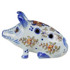 Desvres Fourmaintraux Französisch Fayence Pique Fleurs Knospe Vase