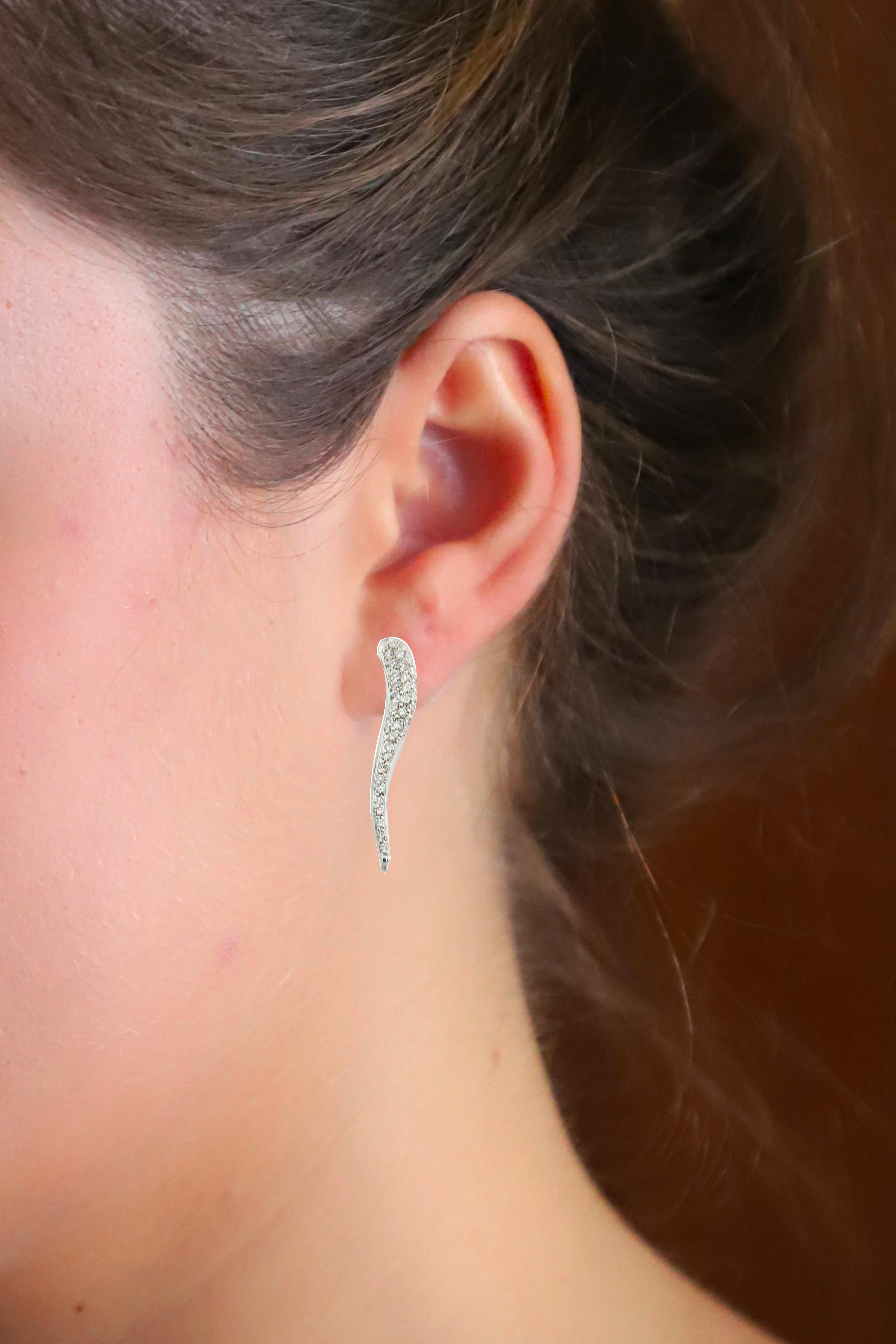 Detachable Rossella Ugolini White Diamonds Green Amethyst Garnet Drops Earrings For Sale 2
