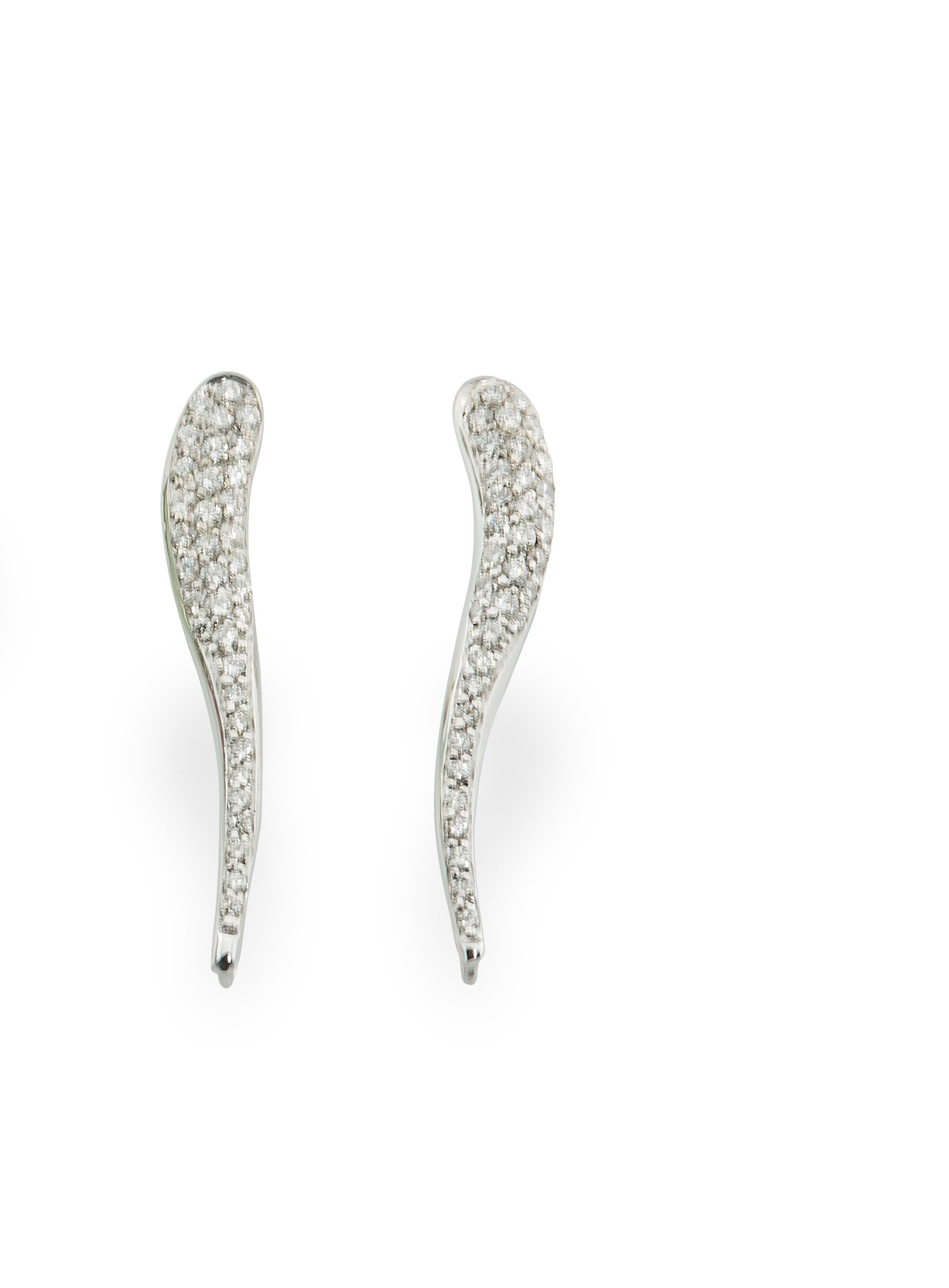 Detachable Rossella Ugolini White Diamonds Green Amethyst Garnet Drops Earrings For Sale 1
