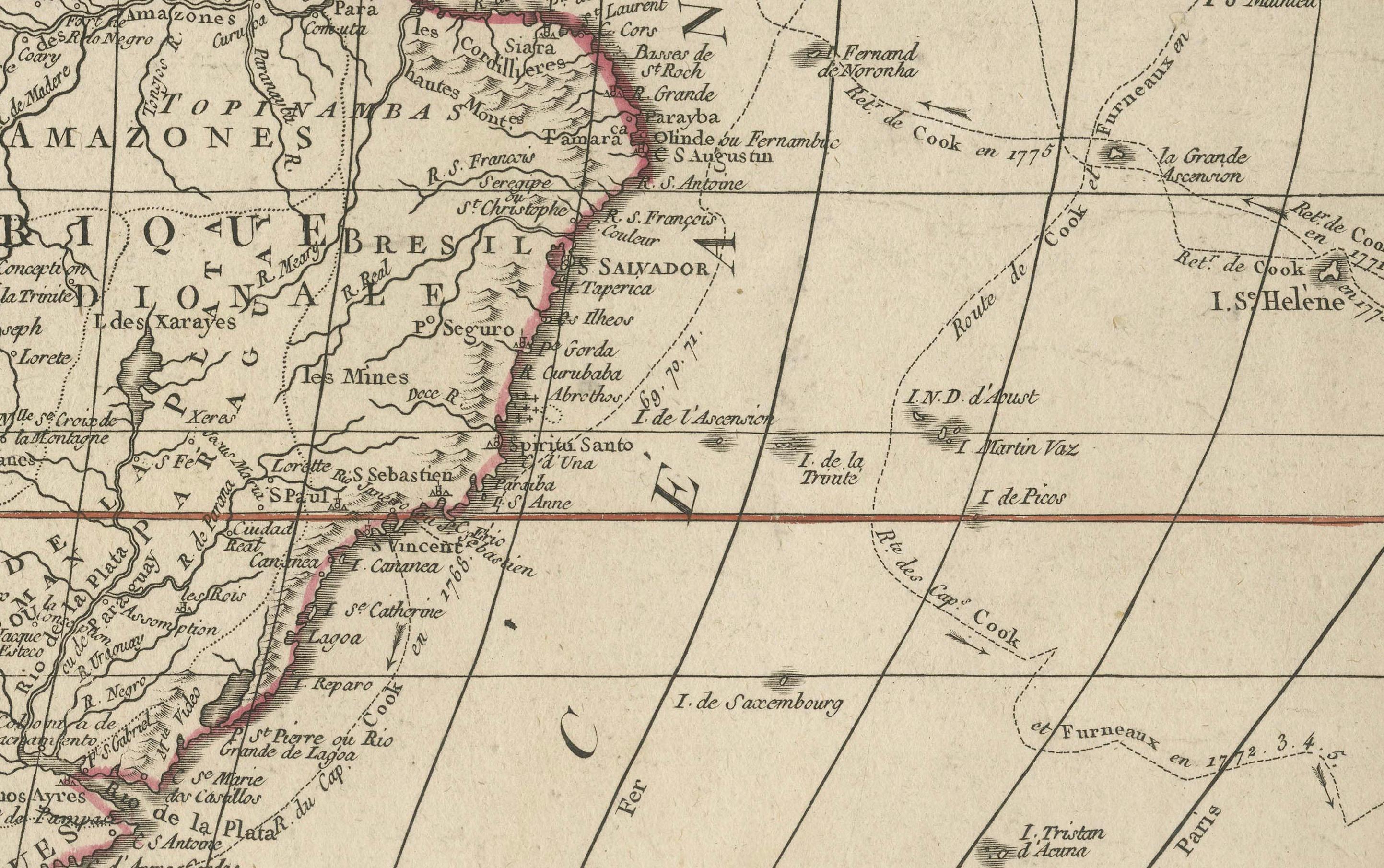 This is a very handsome and rare 1795 map of the Americas titled 