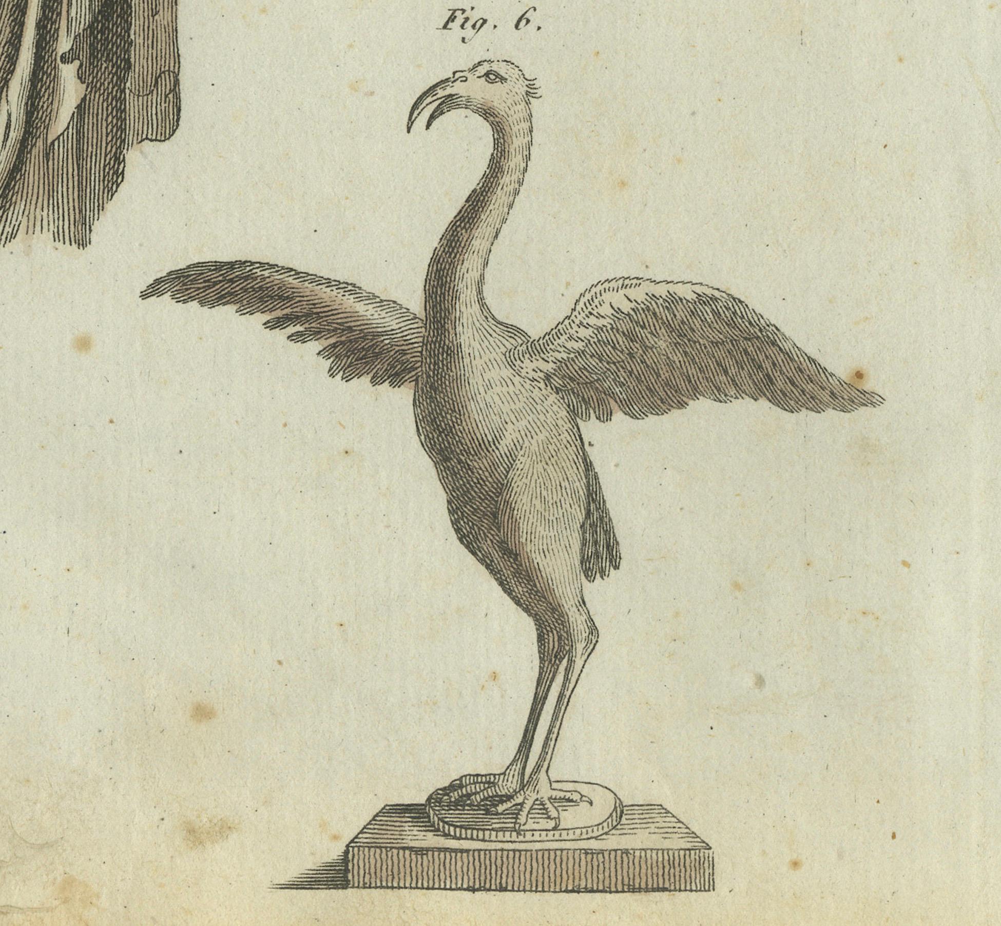 Gravé Gravure détaillée de 1805 d'objets égyptiens et classiques anciens de Bertuch en vente