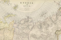 Detailed Antique Cartography of Asian Russia, 1882