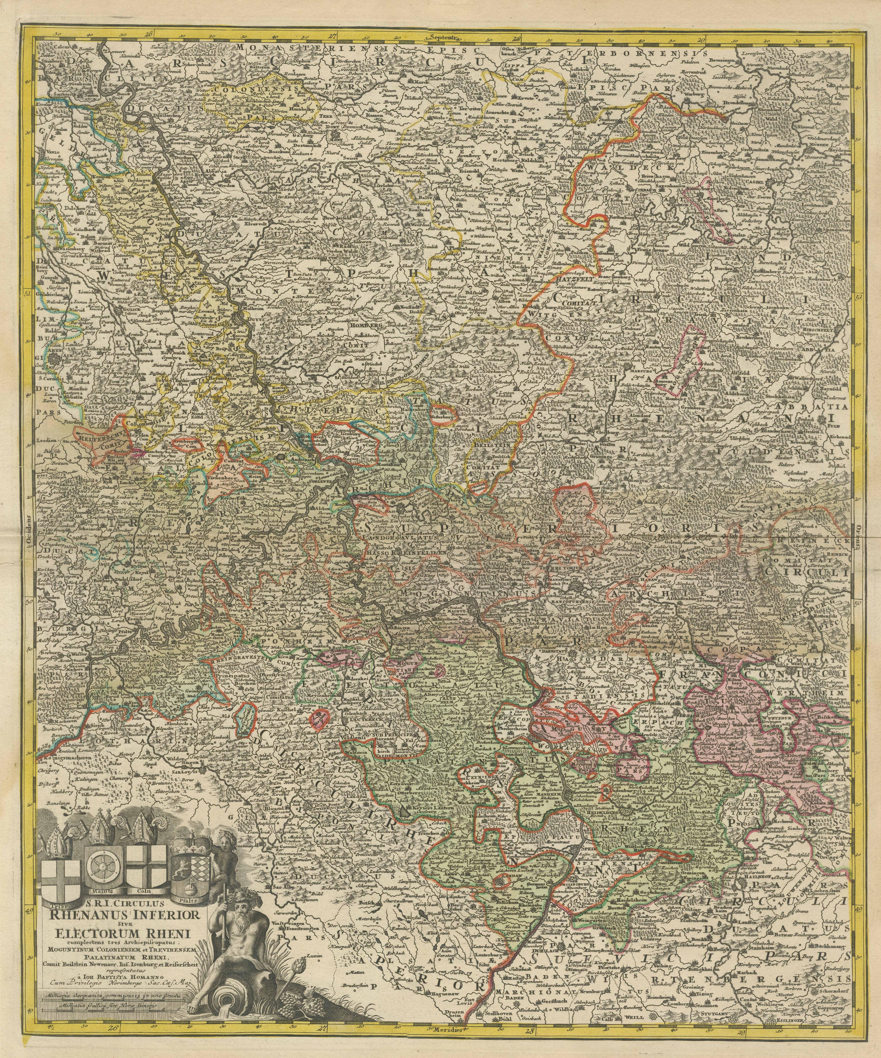 karte vom niederrhein