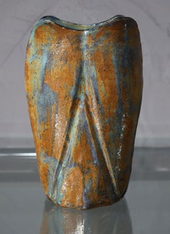 Detailed Ceramic Vase, Illegibly Signed, dtd. 2011