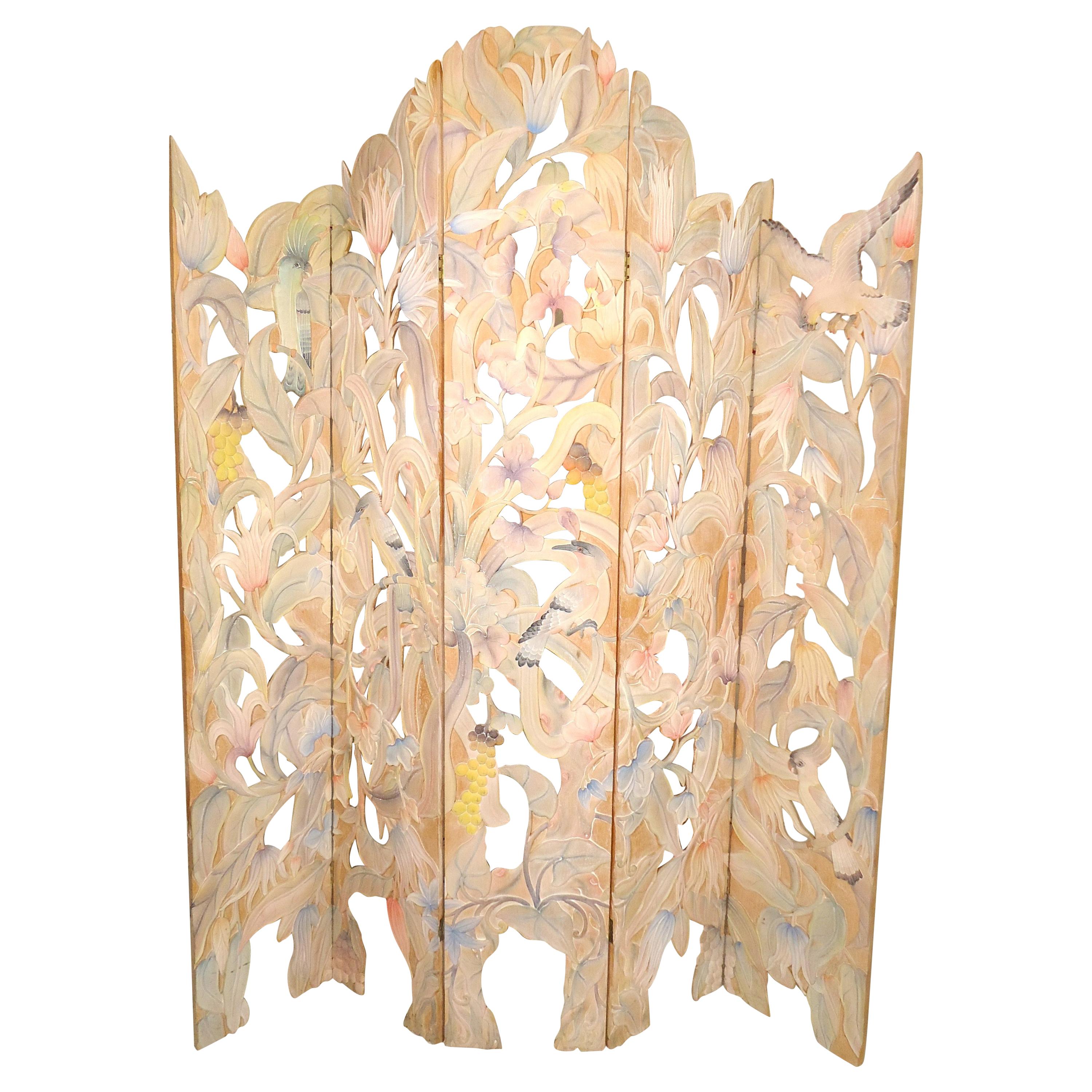 Detailed Folding Screen