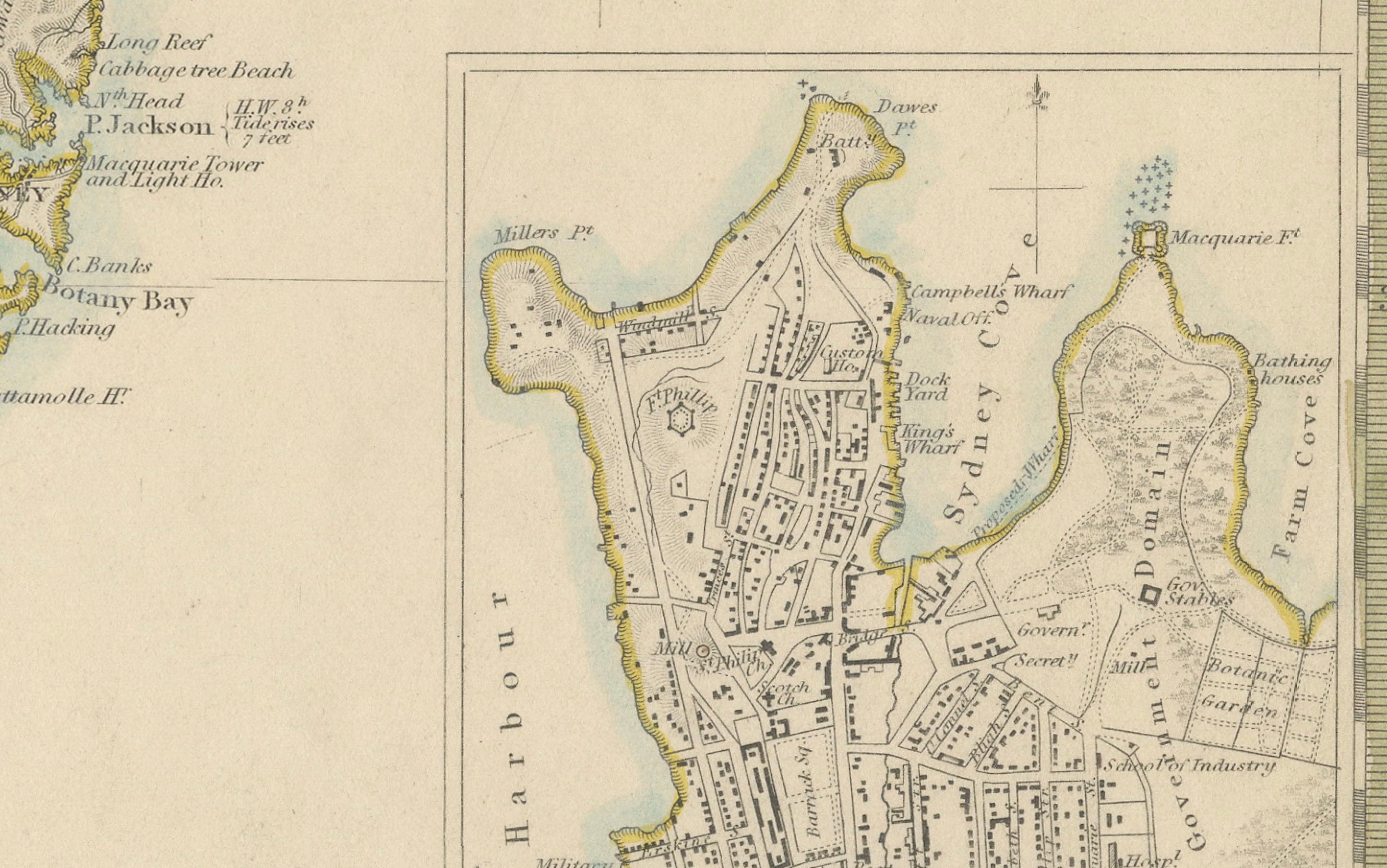 Detailed Map of New South Wales, Australia from 1833 by SDUK For Sale 2