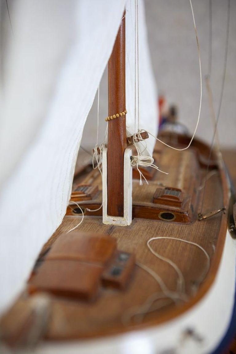 20th Century Detailed Model of Dutch Sailing Ship Circa 1930s-1940s For Sale