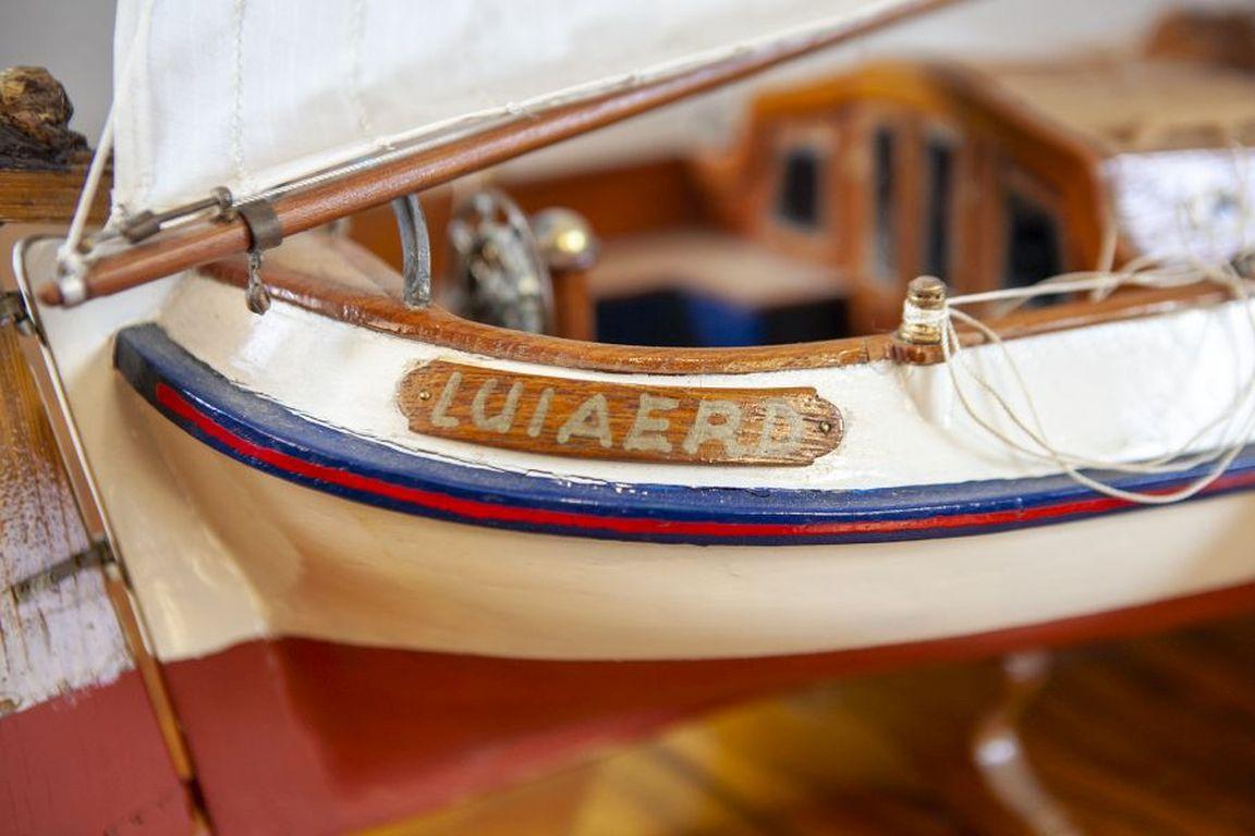 20ième siècle Modèle de bateau à voile néerlandais des années 1930-1940 en vente
