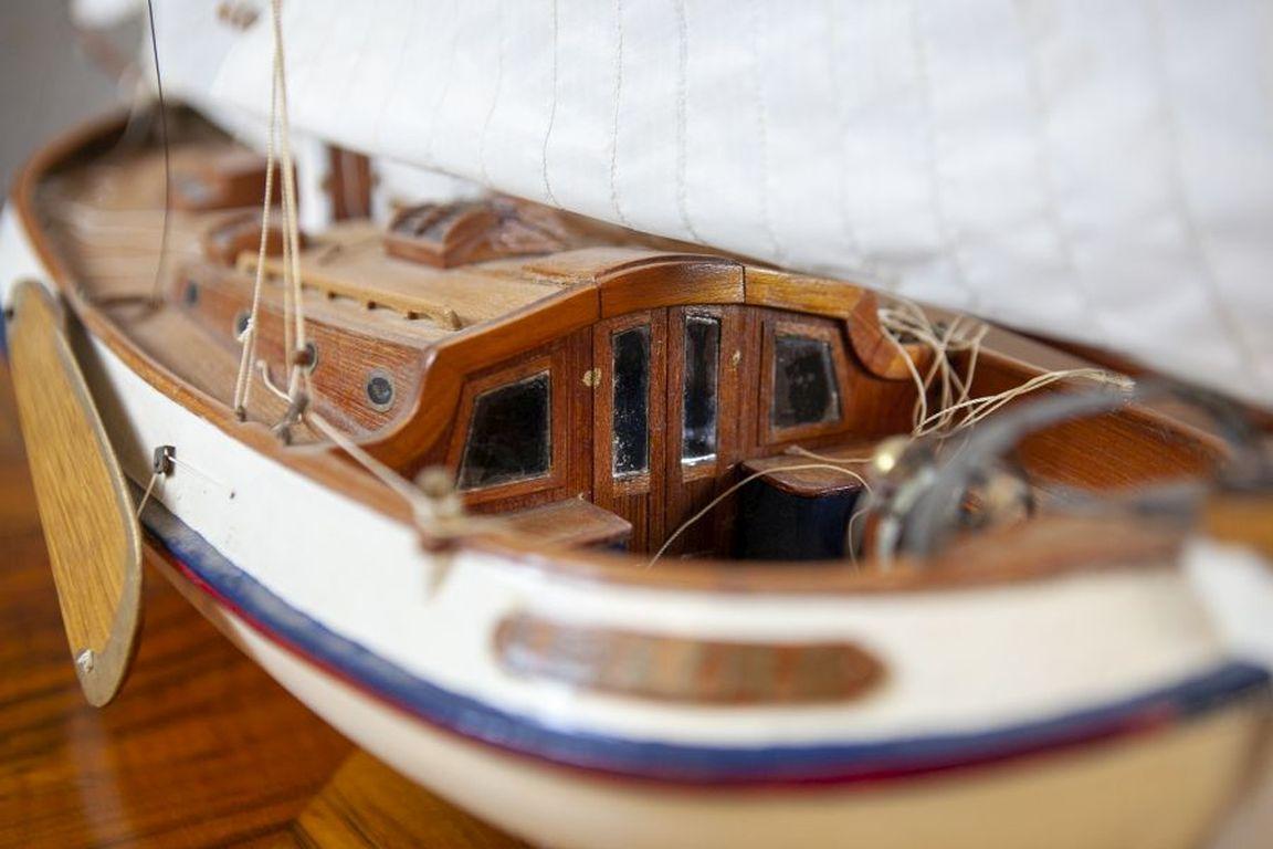 Detailed Model of Dutch Sailing Ship Circa 1930s-1940s For Sale 3