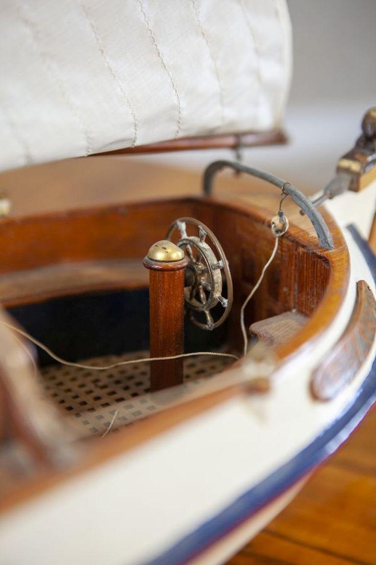 Modèle de bateau à voile néerlandais des années 1930-1940 en vente 3