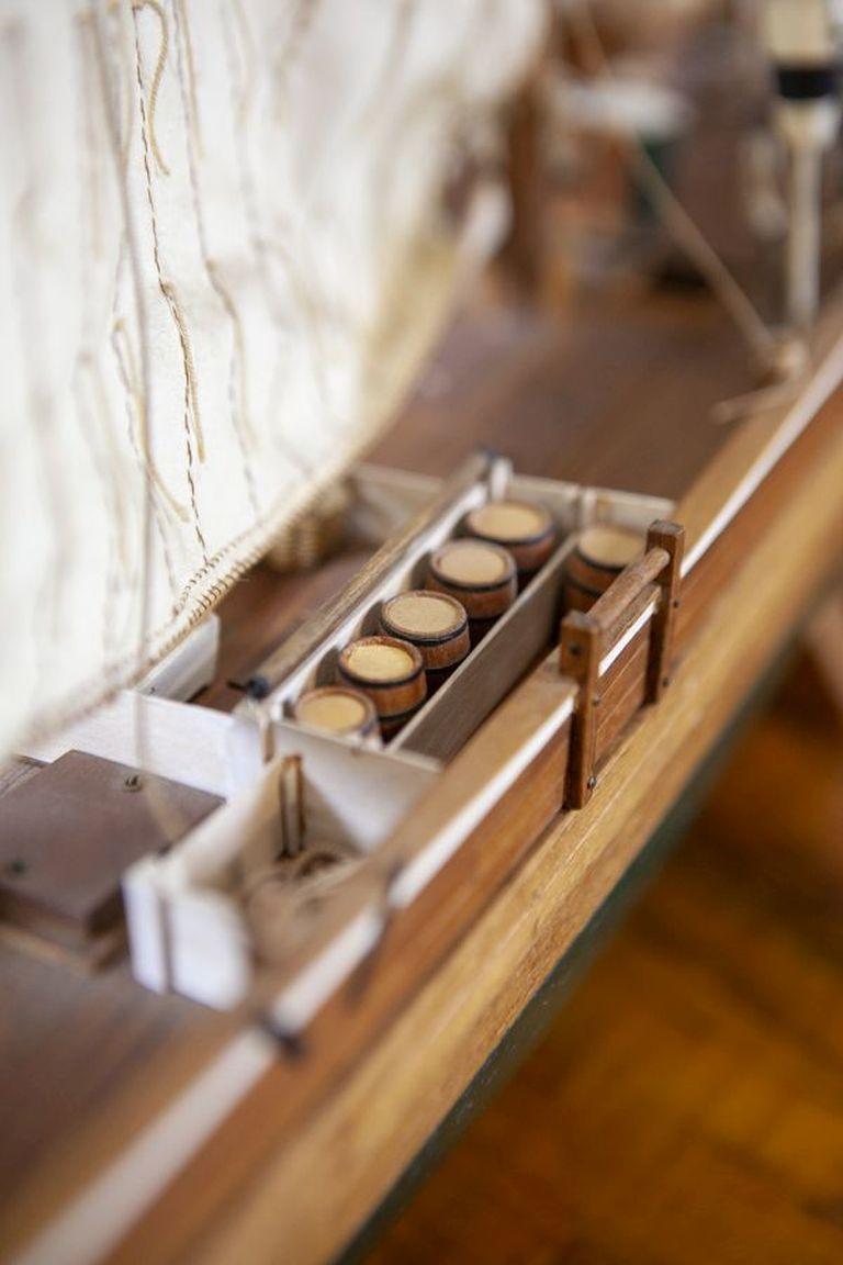 Detailed Model of Dutch Sailing Ship From the 1930s-1940s For Sale 6