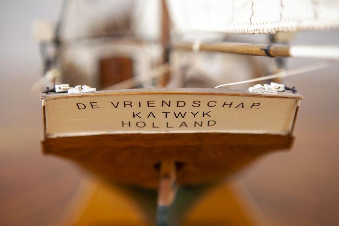 Detailed Model of Dutch Sailing Ship From the 1930s-1940s For Sale 9