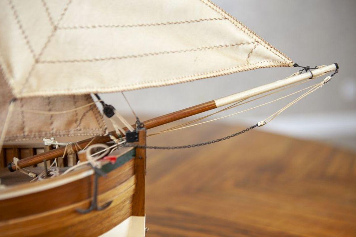 Wood Detailed Model of Dutch Sailing Ship From the 1930s-1940s For Sale