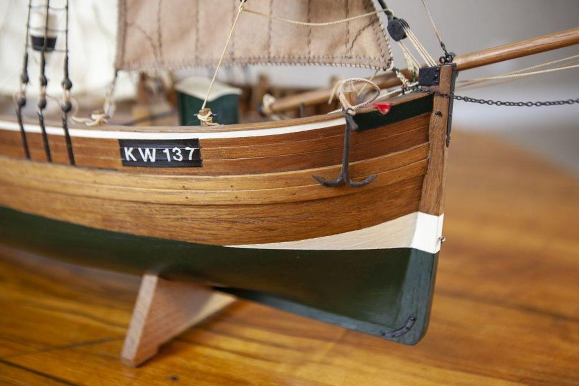 Detailed Model of Dutch Sailing Ship From the 1930s-1940s For Sale 2