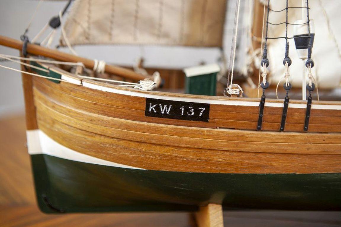 Detailed Model of Dutch Sailing Ship From the 1930s-1940s For Sale 3