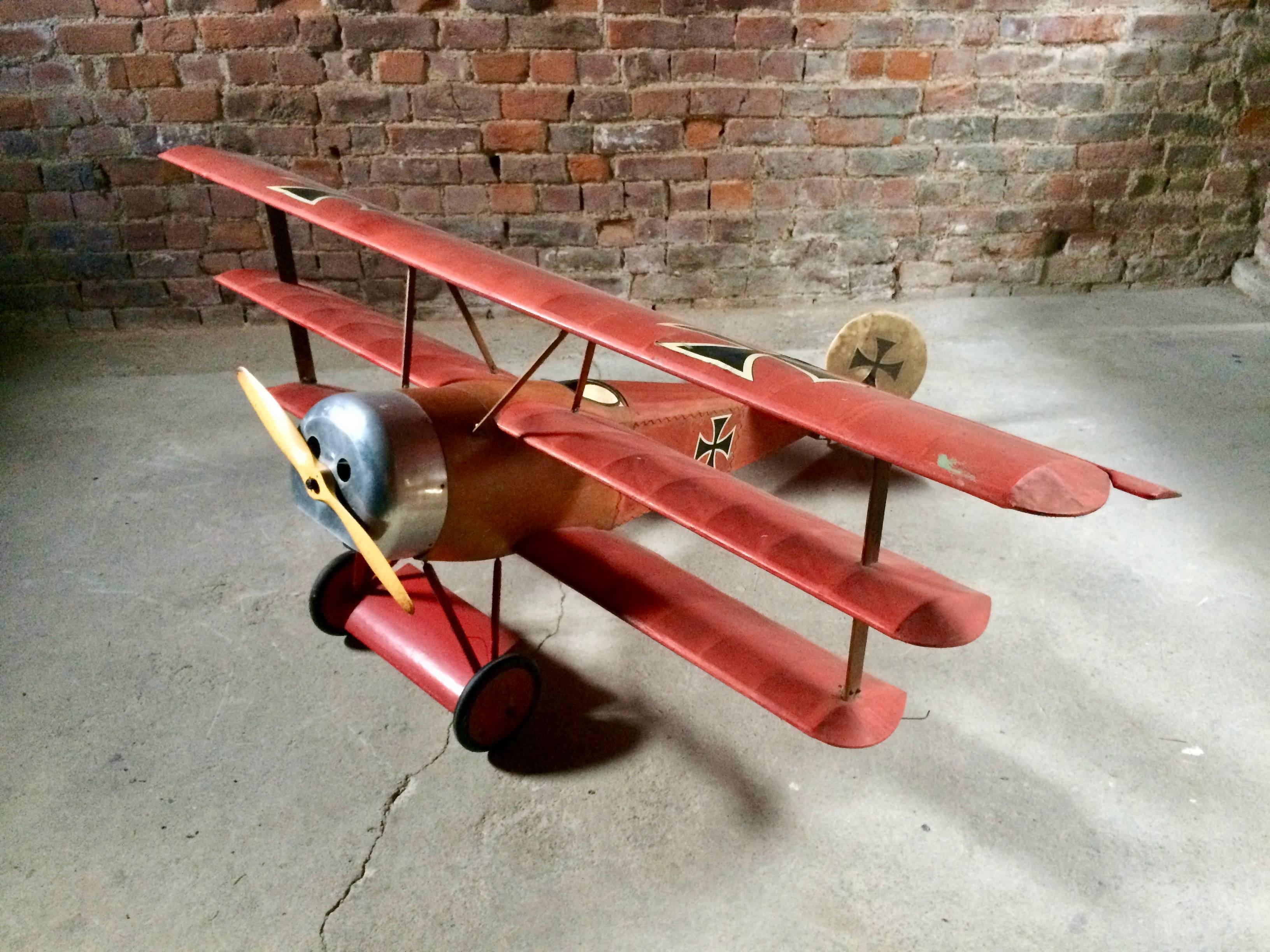 Détails sur l'étonnant avion modèle réduit de Fokker Dr.1 Triplane Red Baron de la Première Guerre mondiale 5