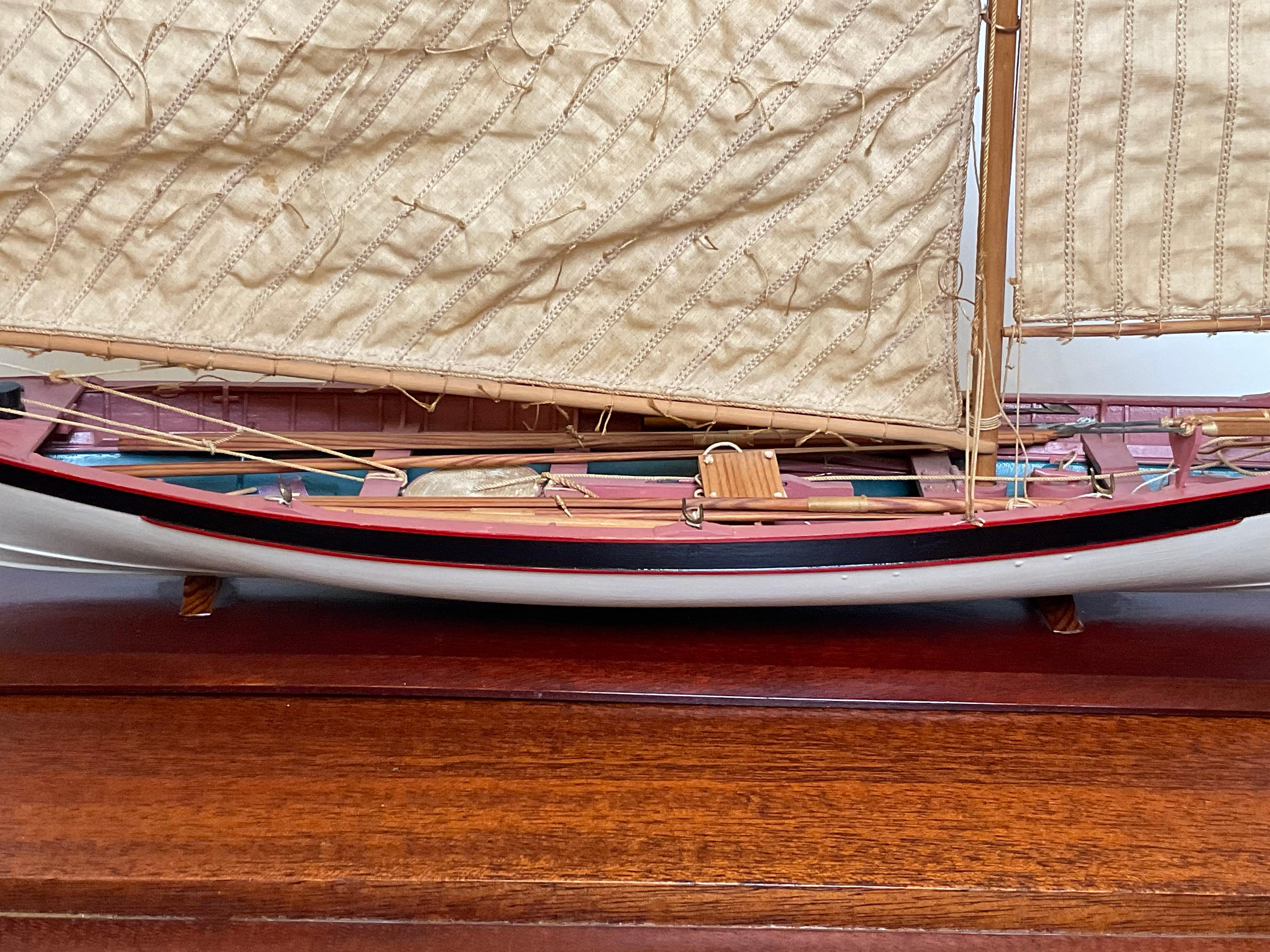 Wood Details Model of a Shore Launched Whaleboat For Sale