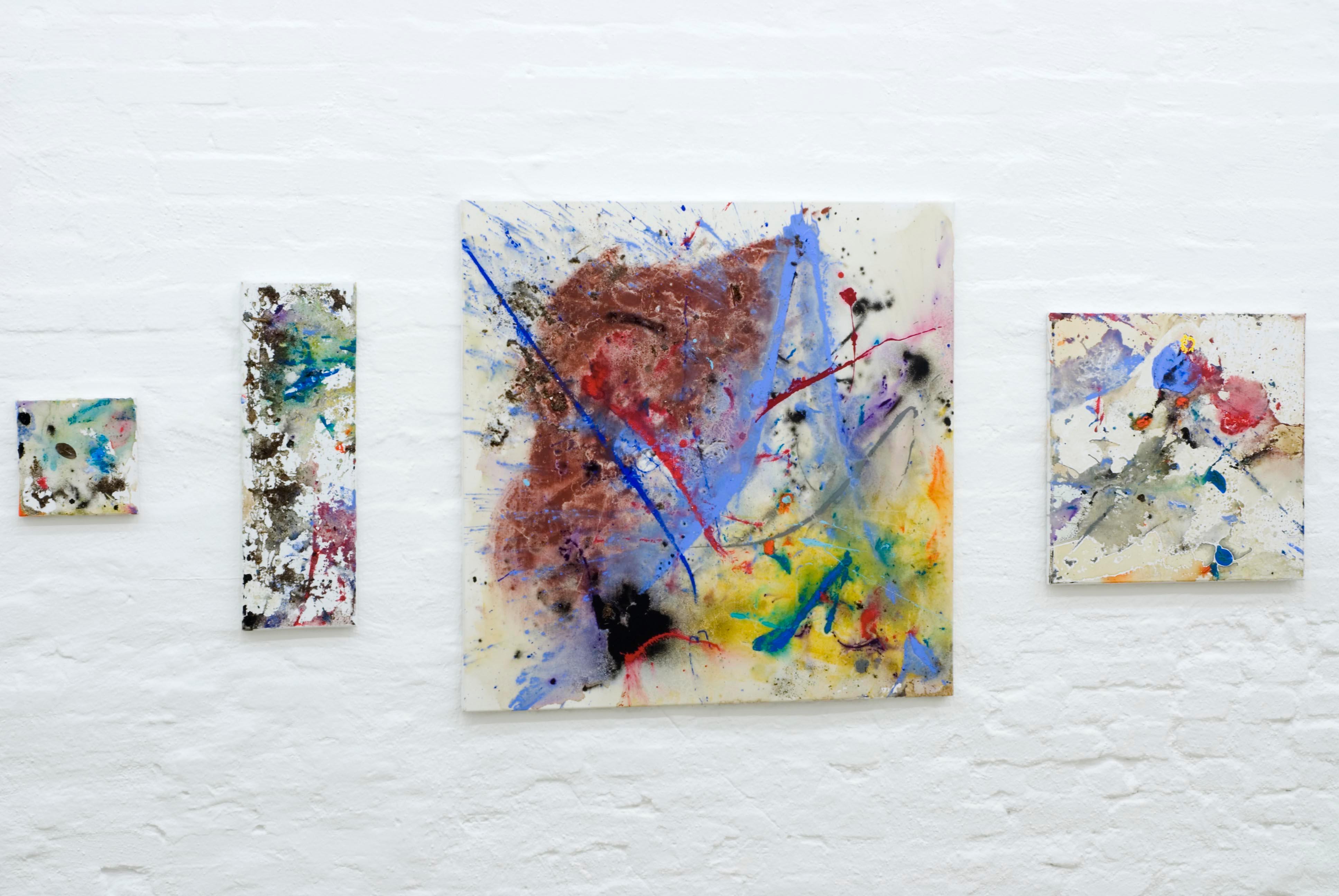Motherboard Line by Detlef Aderhold - Energetic Contemporary Abstract Painting For Sale 2