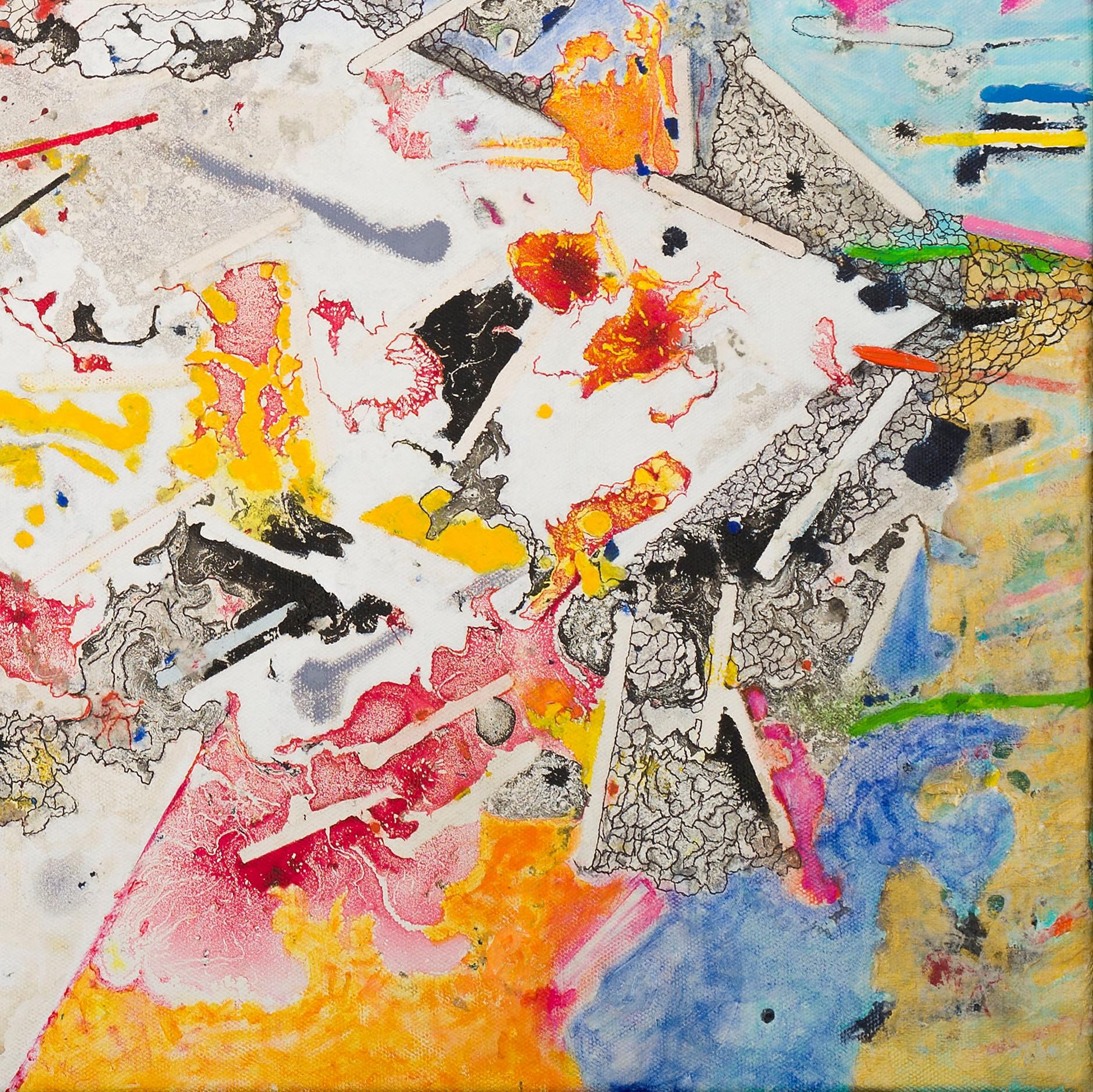 Transitions by Detlef Aderhold - Energetic Contemporary Abstract Painting For Sale 1