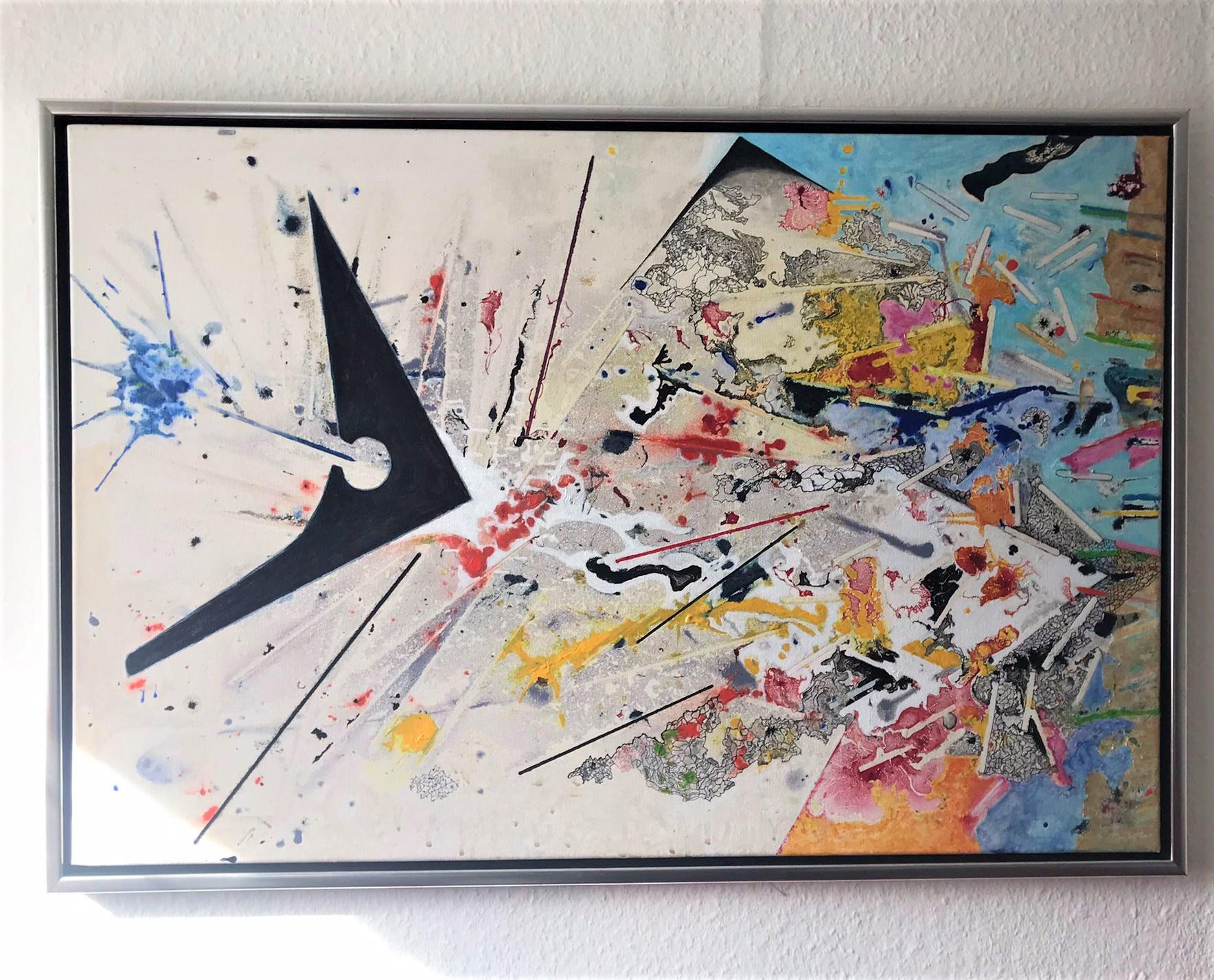 Transitions by Detlef Aderhold - Energetic Contemporary Abstract Painting For Sale 5