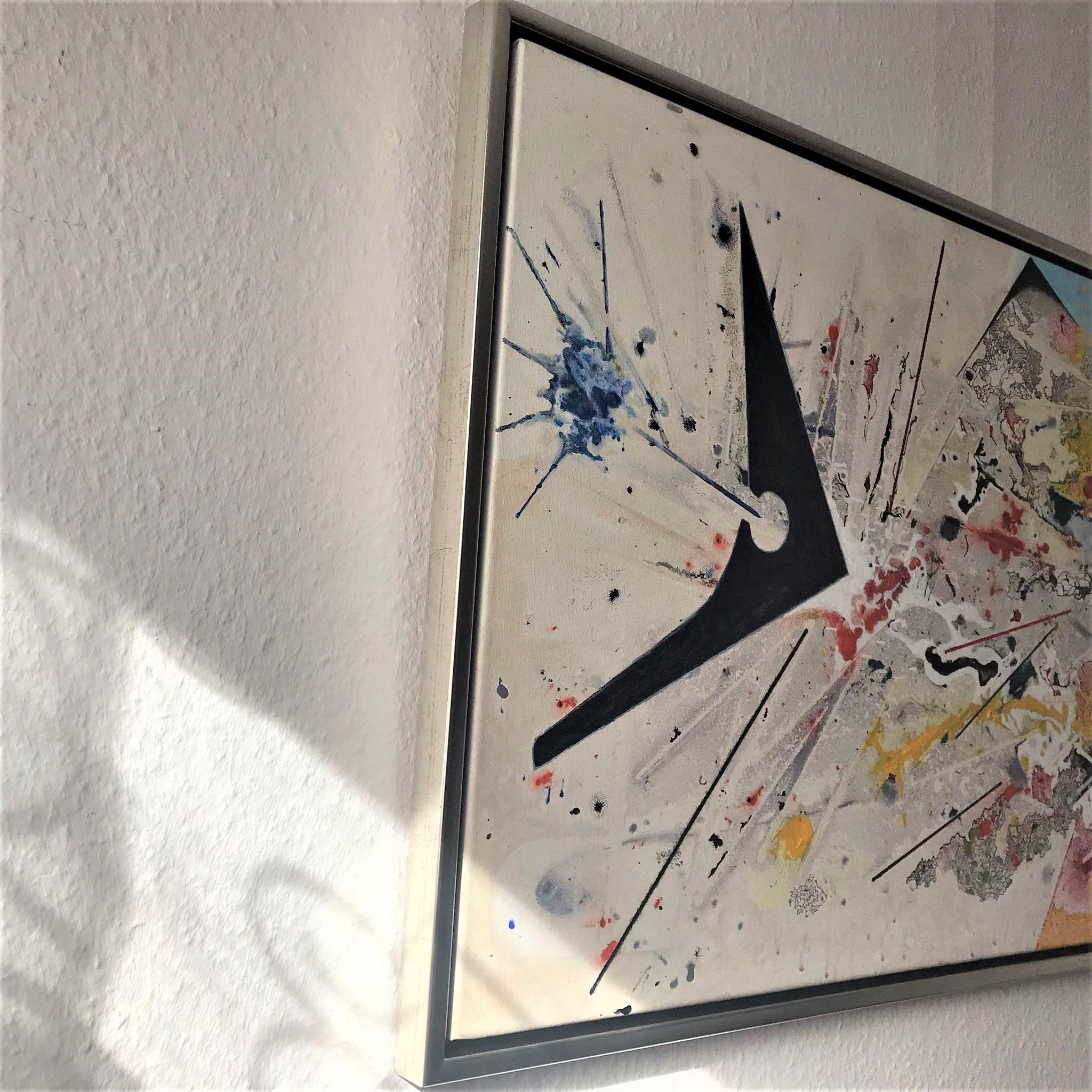 Transitions von Detlef Aderhold – Energetisches zeitgenössisches abstraktes Gemälde im Angebot 2