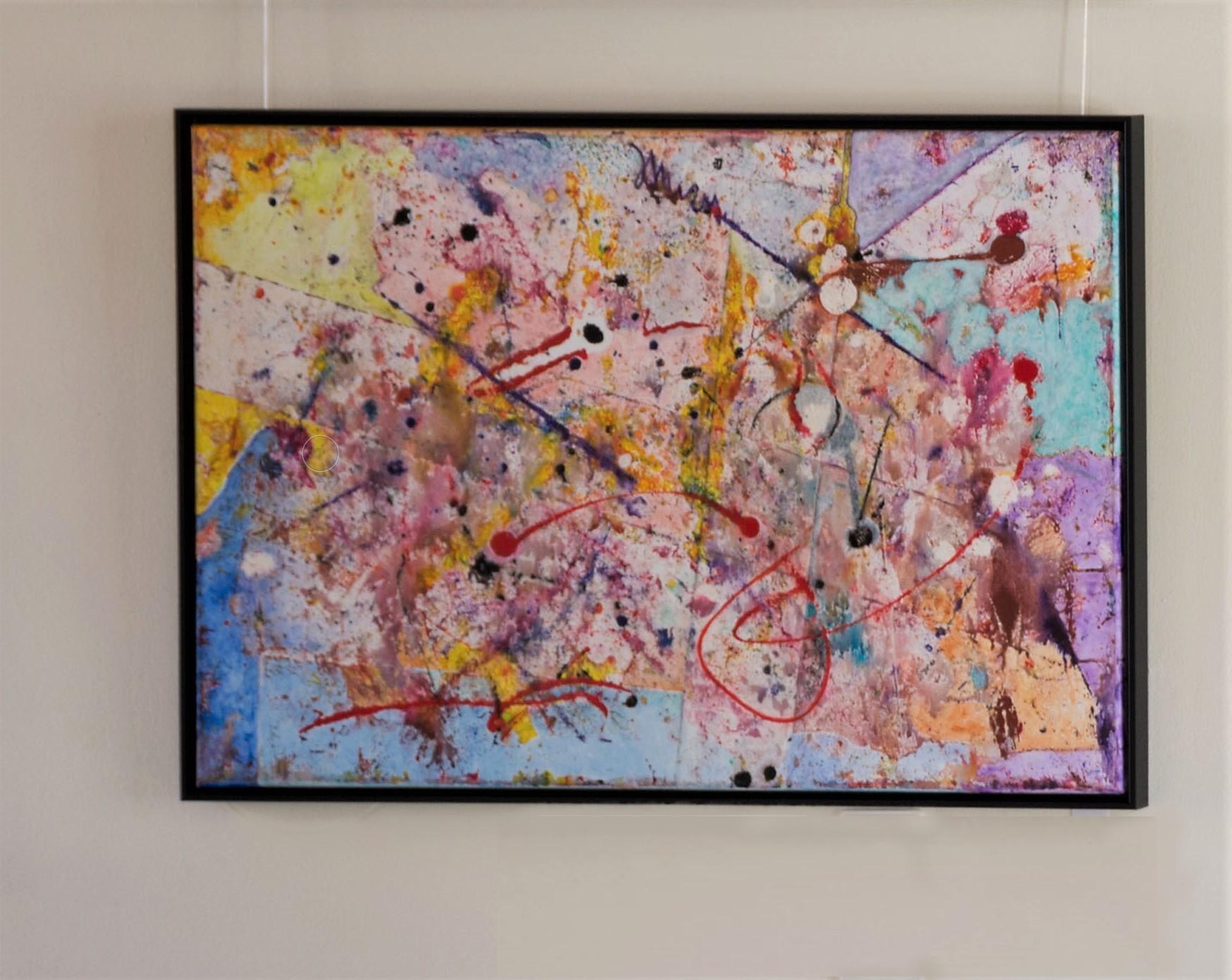 Zartbitter 1 by Detlef Aderhold - Energetic Contemporary Abstract Painting For Sale 3