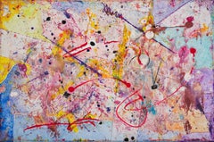 Zartbitter 1 by Detlef Aderhold - Energetic Contemporary Abstract Painting