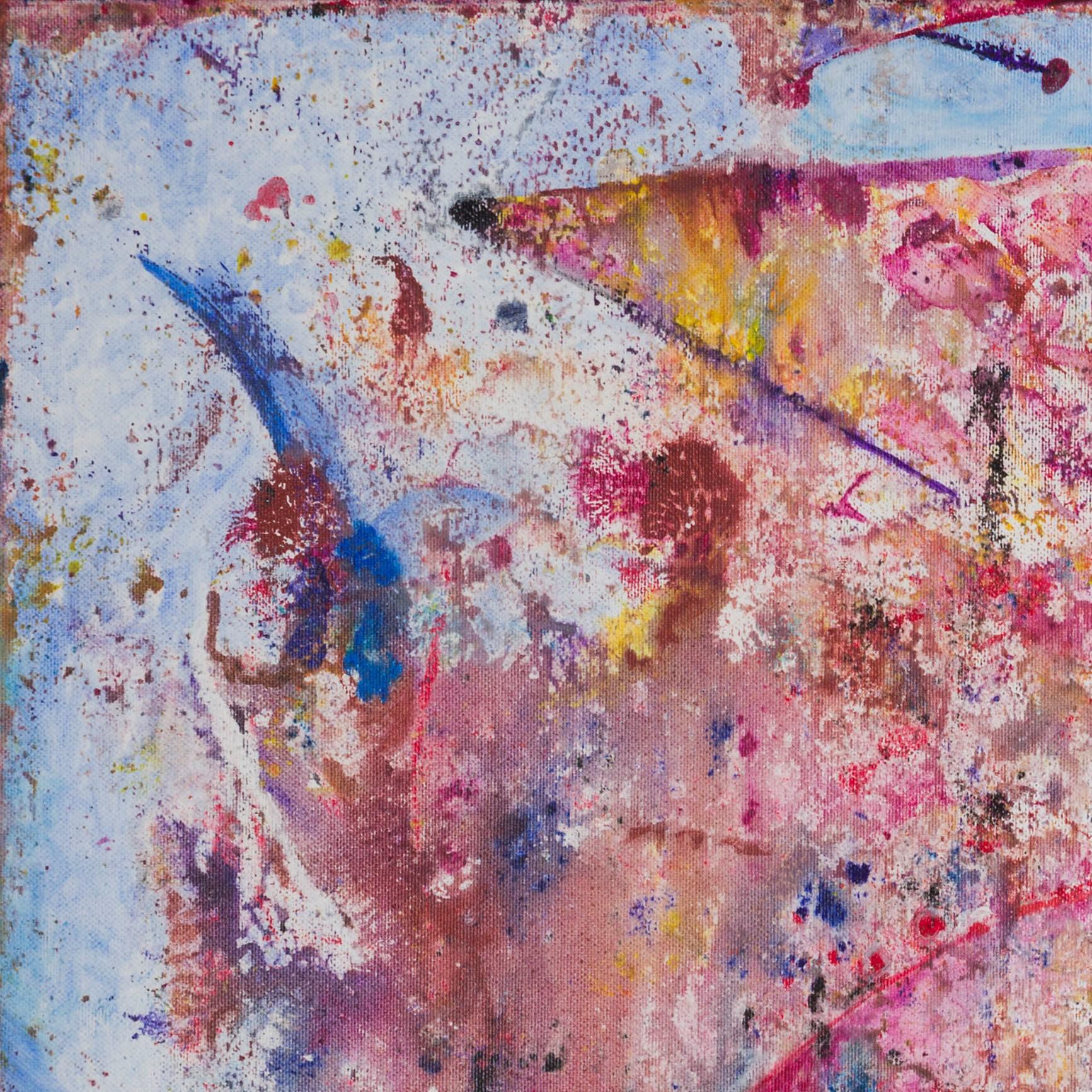 Zartbitter by Detlef Aderhold - Energetic Contemporary Abstract Painting For Sale 3