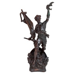 "Detresse" Patinated Metal Sculpture