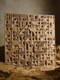 Panel mural Deus Ex Machina Talbot de MDF sin revestimiento de base biológica de Arno Hoogland