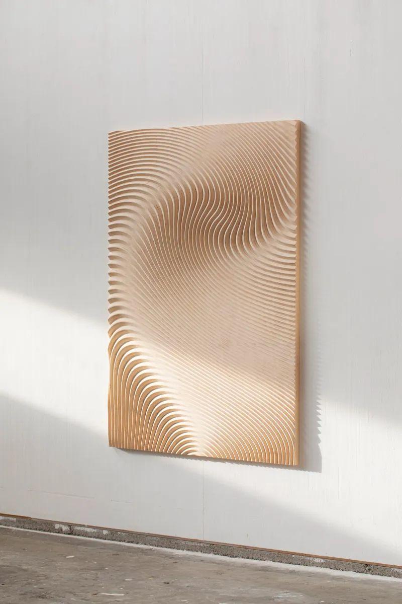 Deus Ex Machina Wave Wall Panel in Bio-Based Uncoated MDF by Arno ...