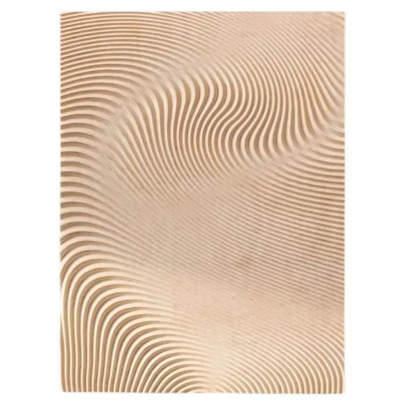 Deus Ex Machina Wave Wall Panel in Bio-Based Uncoated MDF by Arno Hoogland