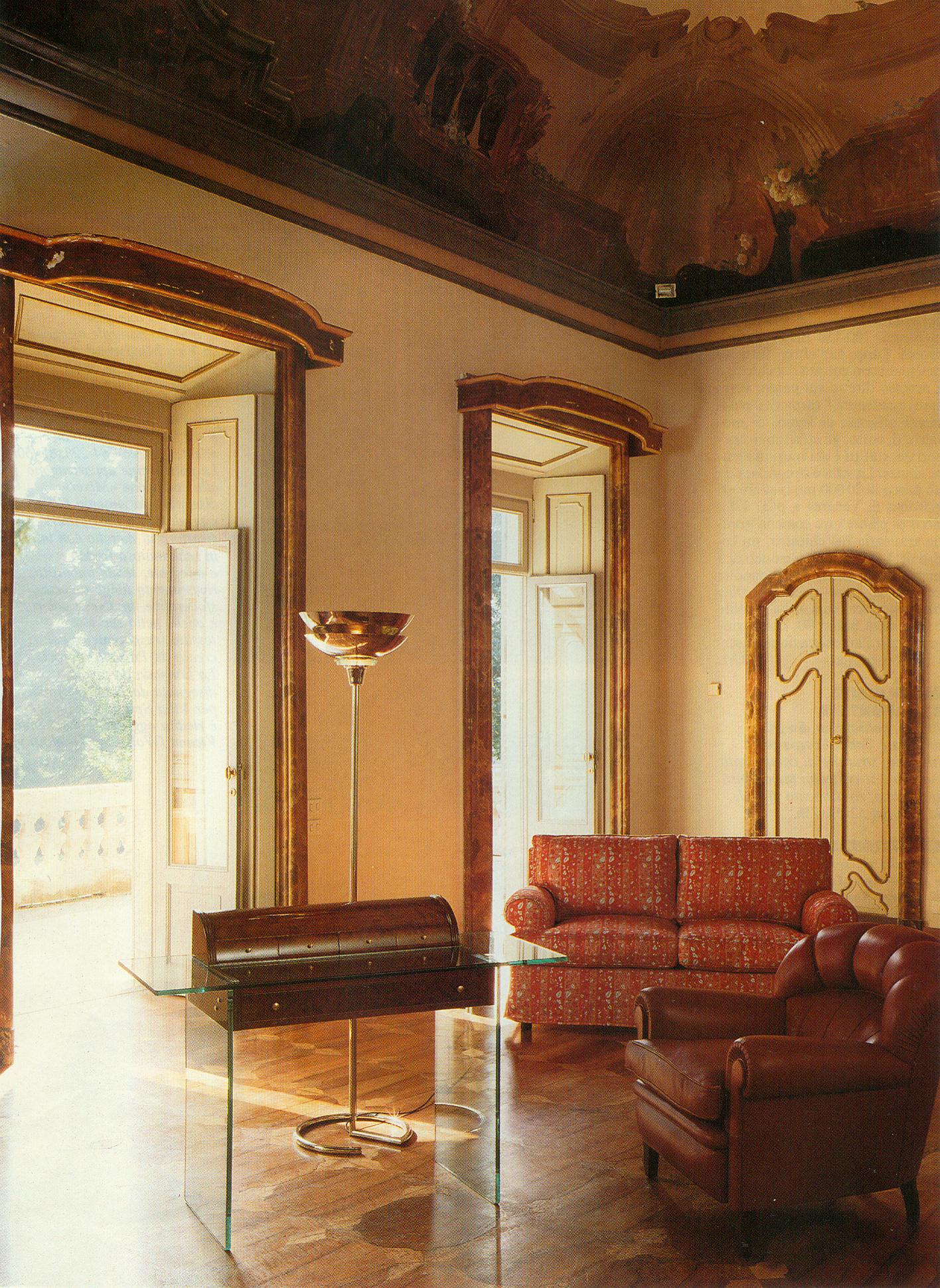 Deutsches Bauhaus, Art Deco Brass Floor Lamp, Re-Edition In New Condition For Sale In Vienna, AT