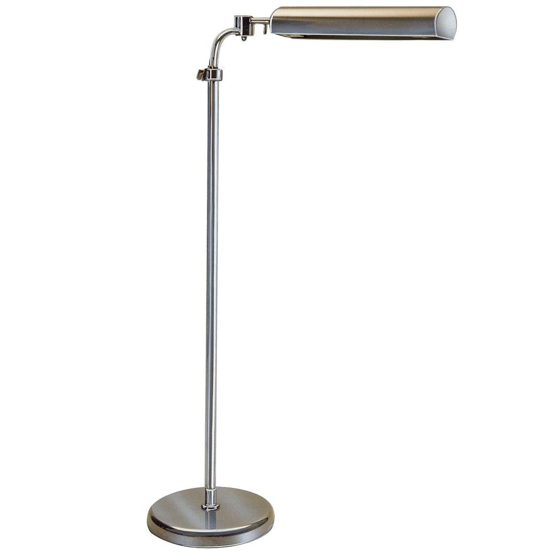 Deutsches Bauhaus, Swiveling, Brass Floor Lamp Edition, "Office" Re-Edition For Sale