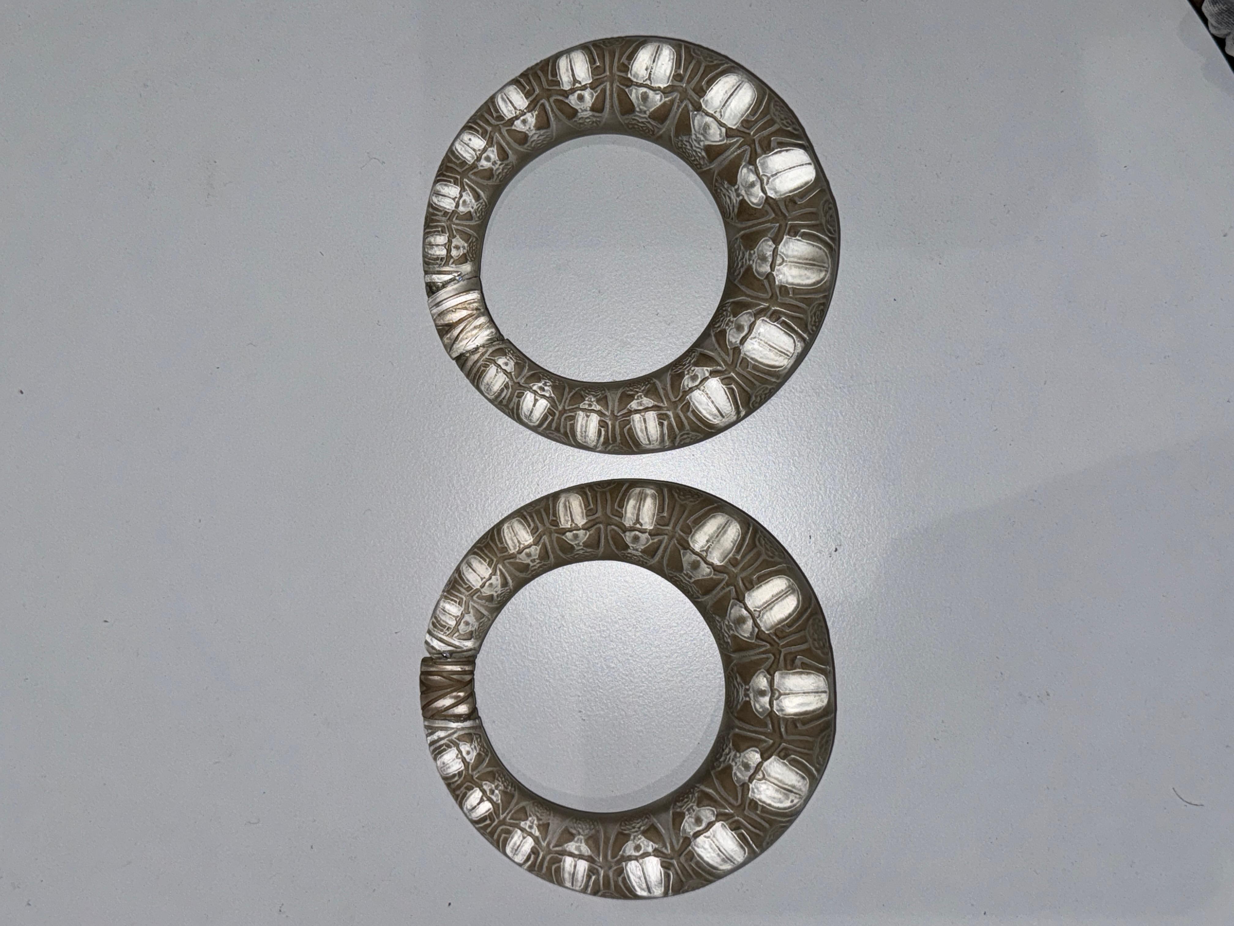 Deux Anneaux Scarabées Handles by René Lalique, France, Circa 1919 For Sale 11