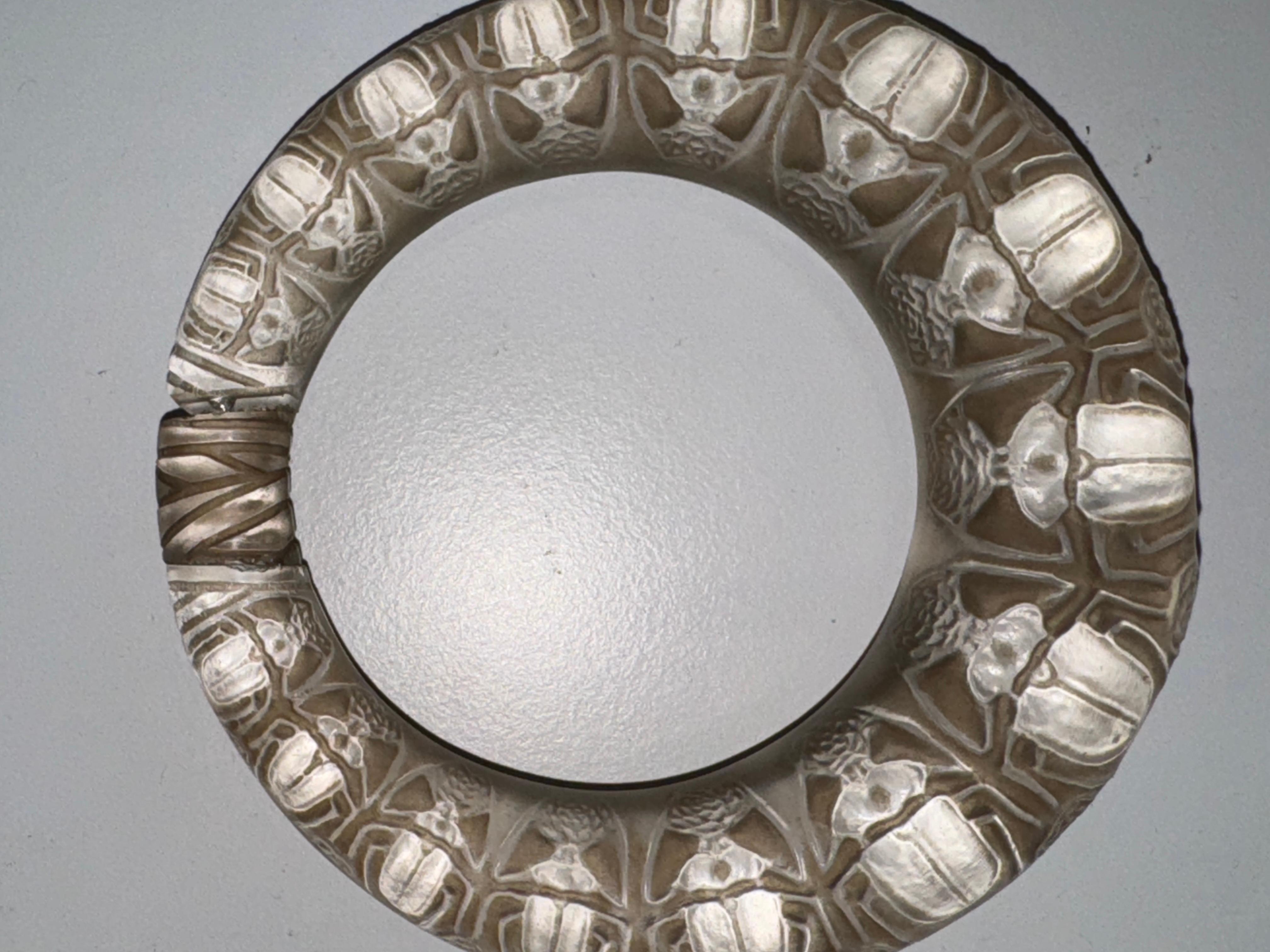 Deux Anneaux Scarabées Handles by René Lalique, France, Circa 1919 For Sale 13