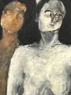 "Deux Nues Féminin" by Bernard Dufour, Oil on Canvas, 1964